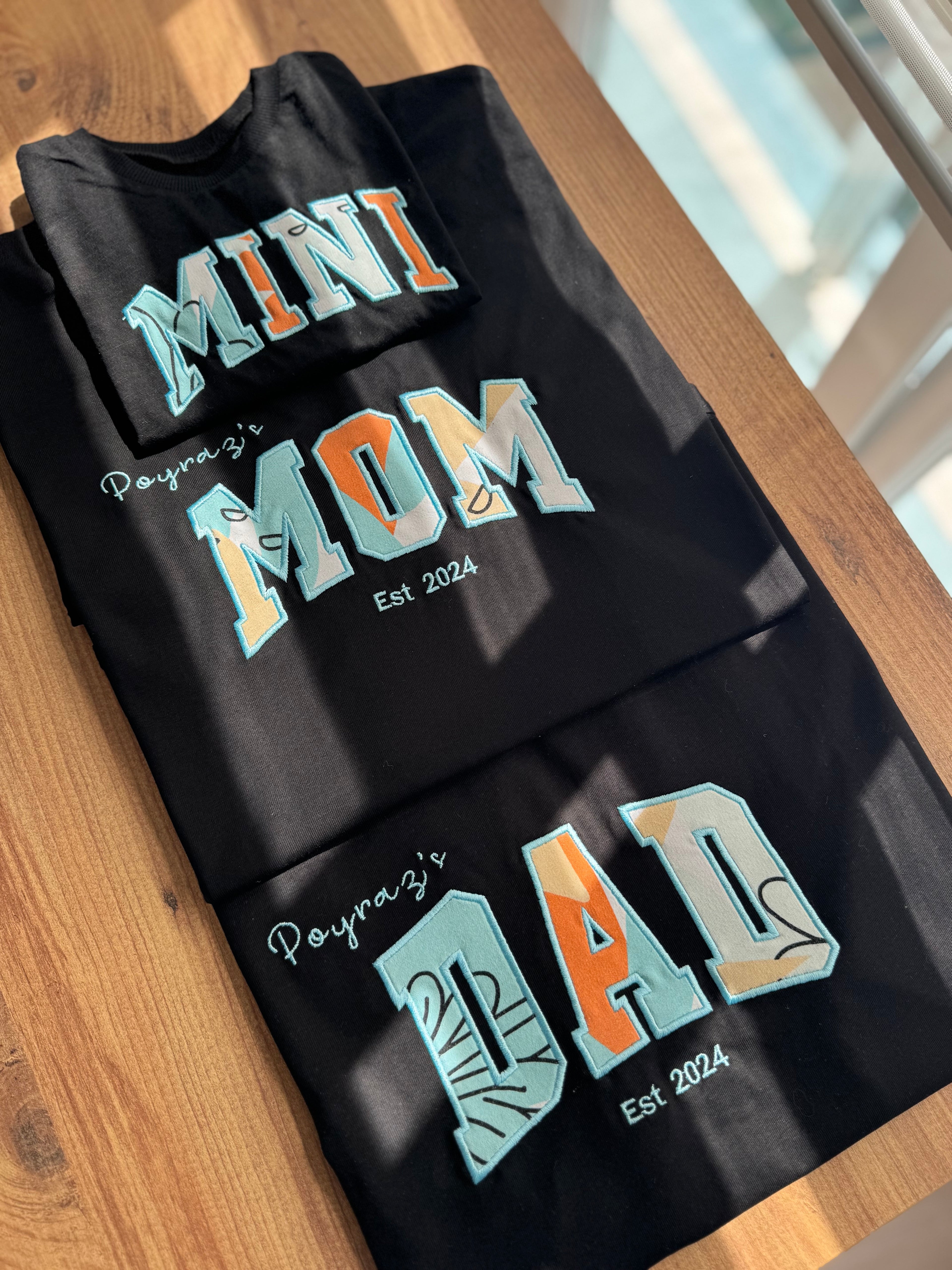 Mama & Papa & Mini Sweatshirt Familien-Set