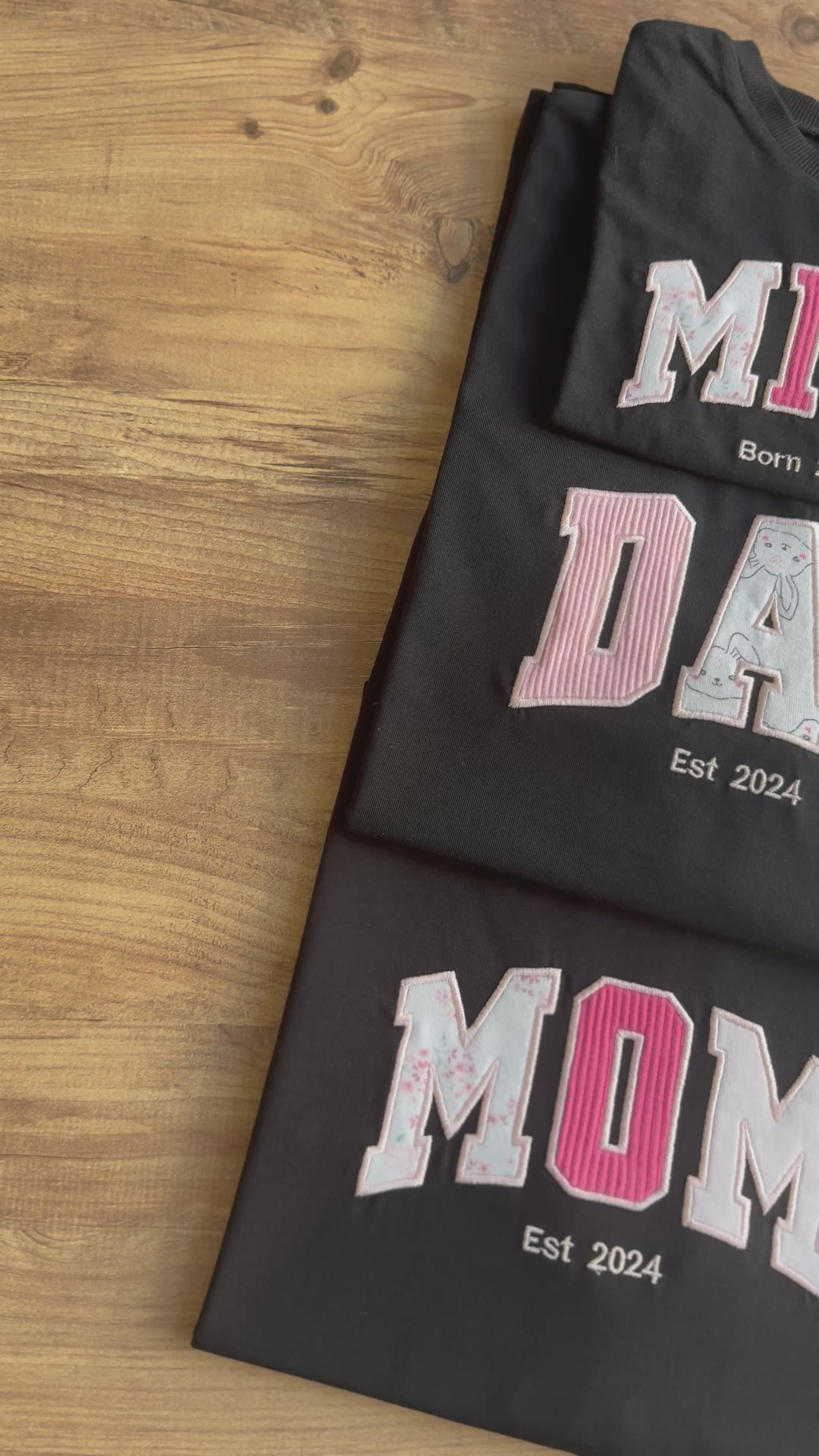 Mama & Papa & Mini Sweatshirt Familien-Set